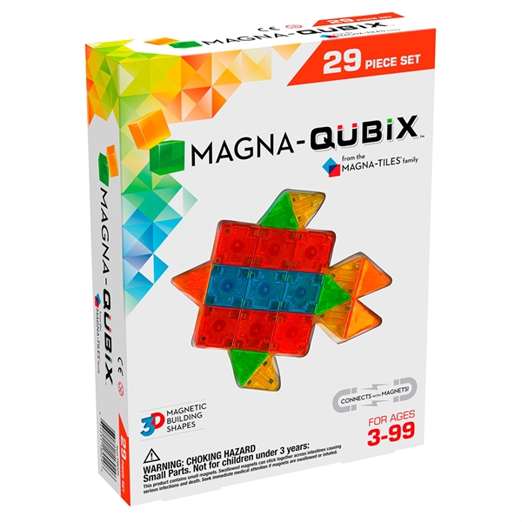 Magna-Tiles® Magna-Qubix® - Magnetsæt 29 Dele