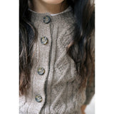 HOLMM Sand Malden Baby Alpaca Strik Cardigan 3