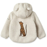 Liewood Leopard/Sandy Mara Pile Embroidery Jakke With Ears