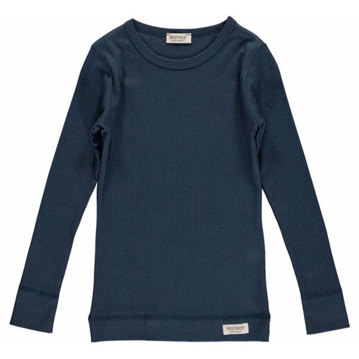 MarMar Modal T-Shirt Plain L/Æ Blue