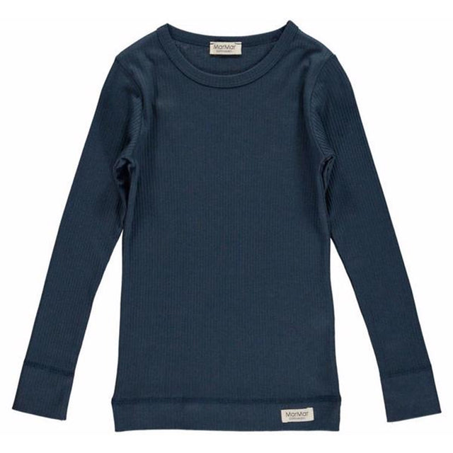 MarMar Modal T-Shirt Plain L/Æ Blue