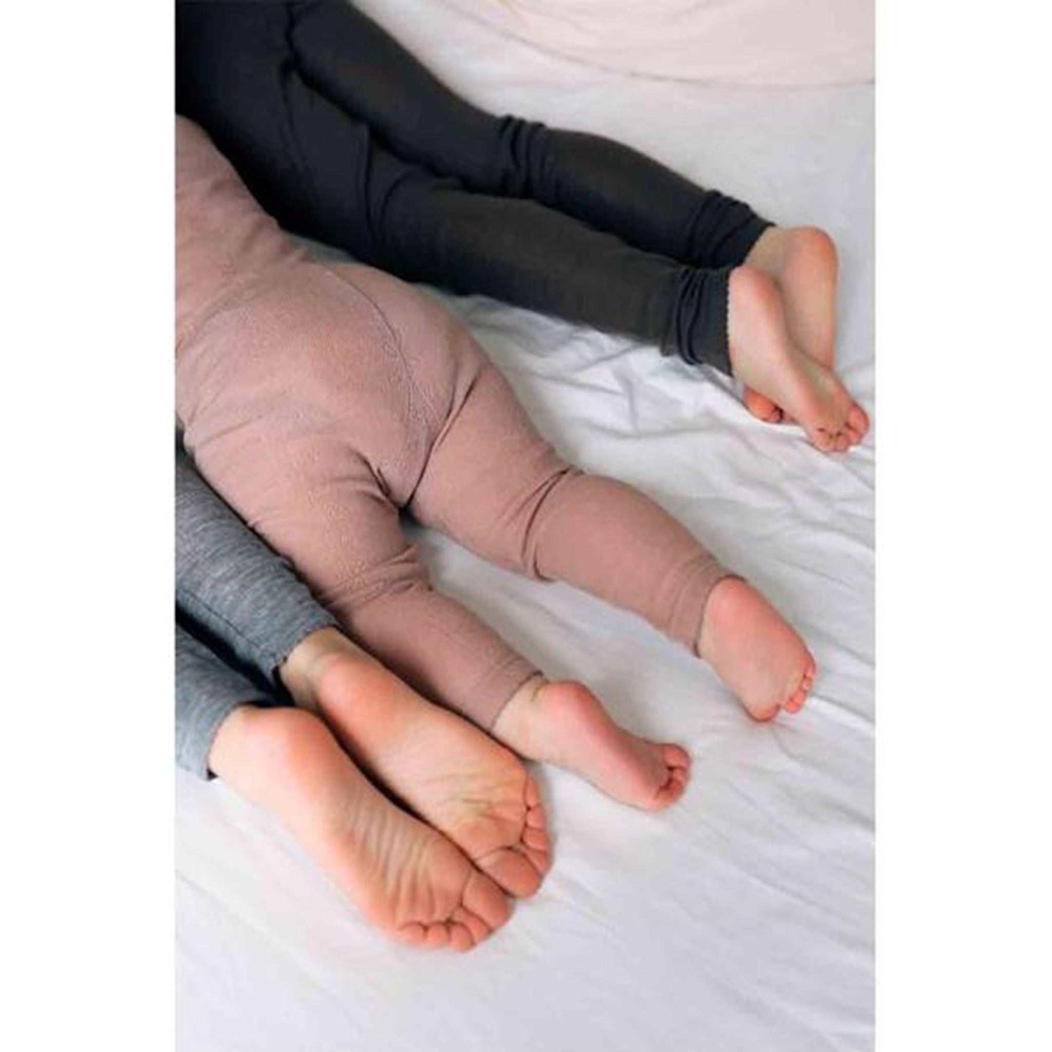 MarMar Wool Grey Melange Pointelle Leggings 3