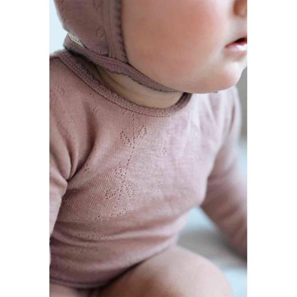 MarMar Wool Pointelle Soft Dove Hue