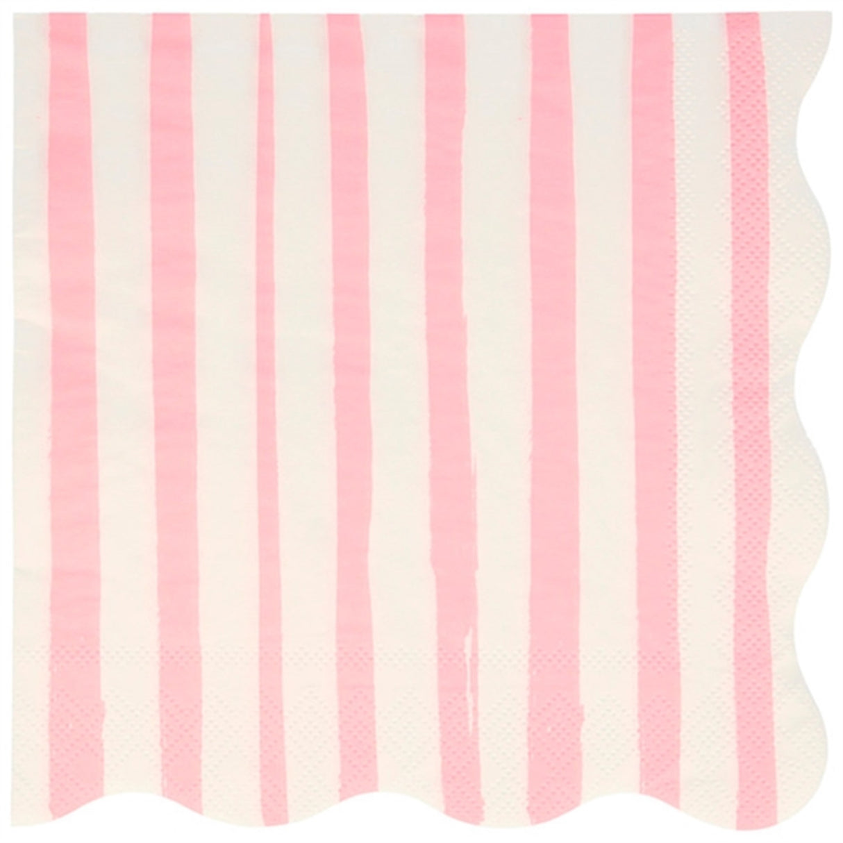 Meri Meri Stripe Pink Servietter Large