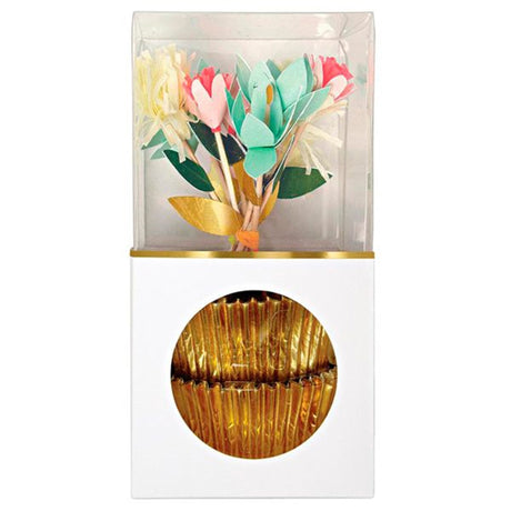 Meri Meri Flower Cupcake Kit 24 stk