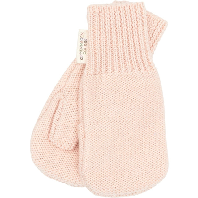 Copenhagen Colors Soft Pink Merino Uld Strikkede Vanter