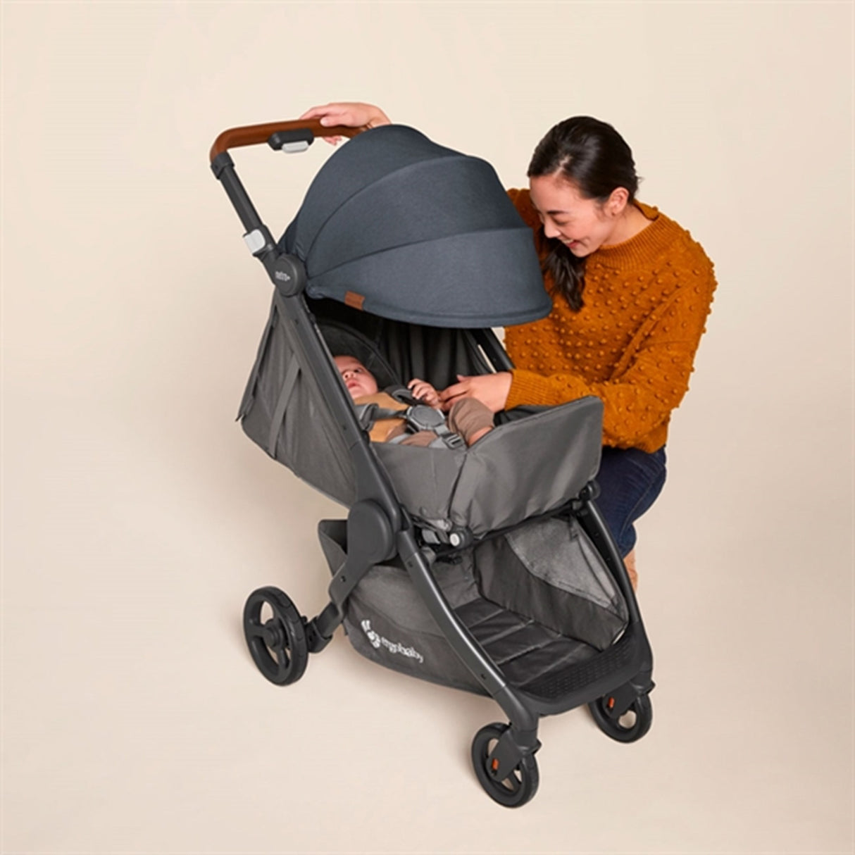 Ergobaby Metro+ Deluxe Klapvogn London Grey 7