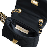 Milledeux Lille Velour Taske Black 4