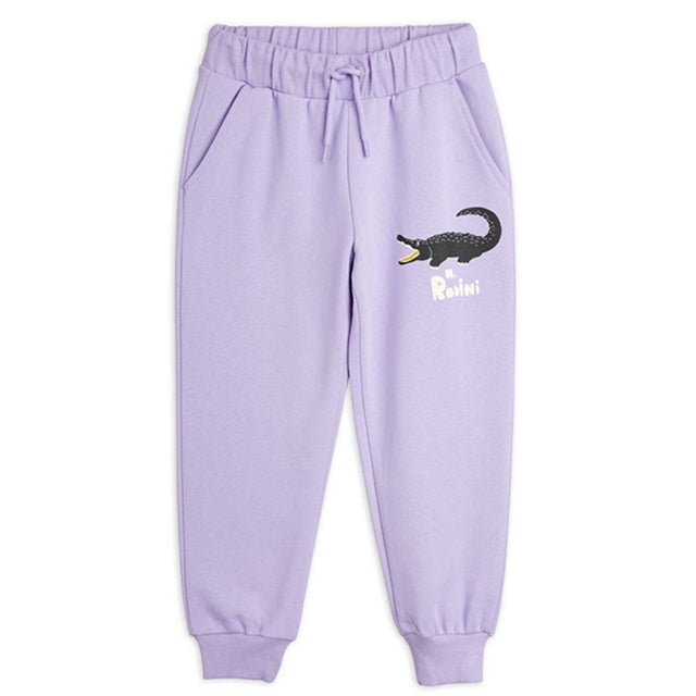 Mini Rodini Crocodile Purple Sweatpants