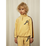 Mini Rodini Yellow Tennis Emb Terry Halfzip Sweatshirt 3