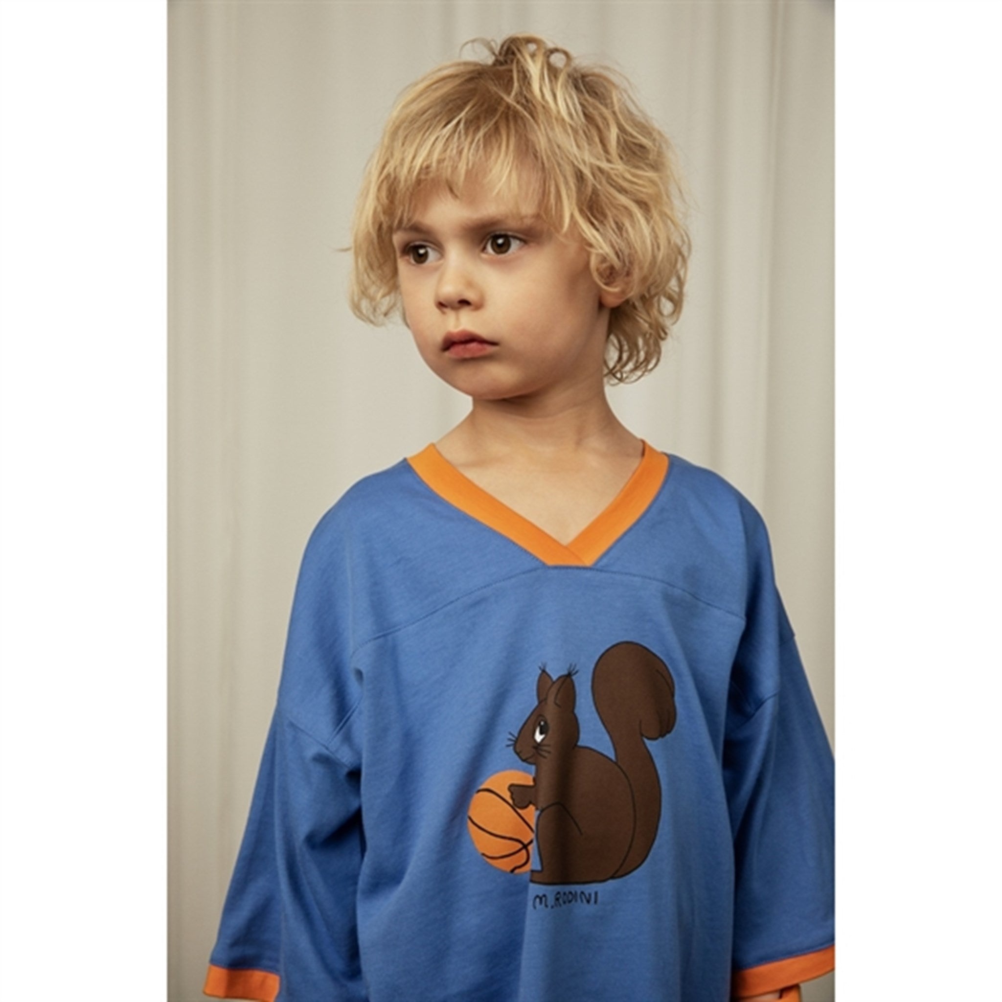 Mini Rodini Blue Squirrel Sp T-shirt Loose Fit 4