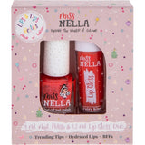 Miss Nella Lipgloss Fairy Kiss + Neglelak Croco-Dazzle