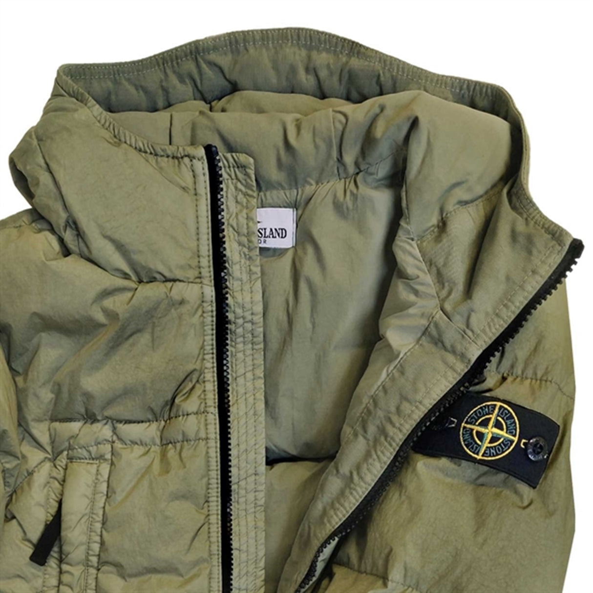 Stone Island Junior Dunjakke Olive Green 4