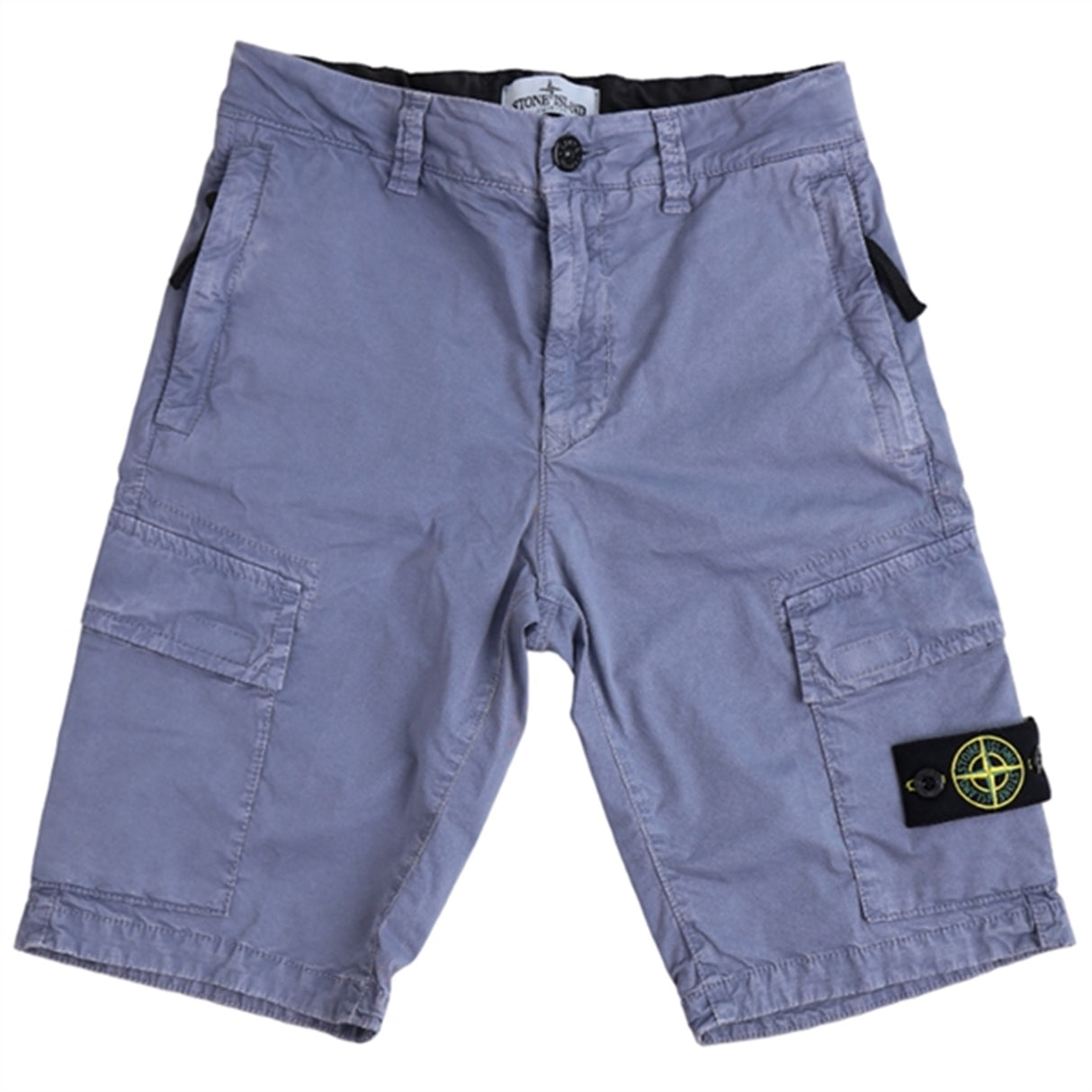 Stone Island Junior Bermuda Shorts Blue Felpa