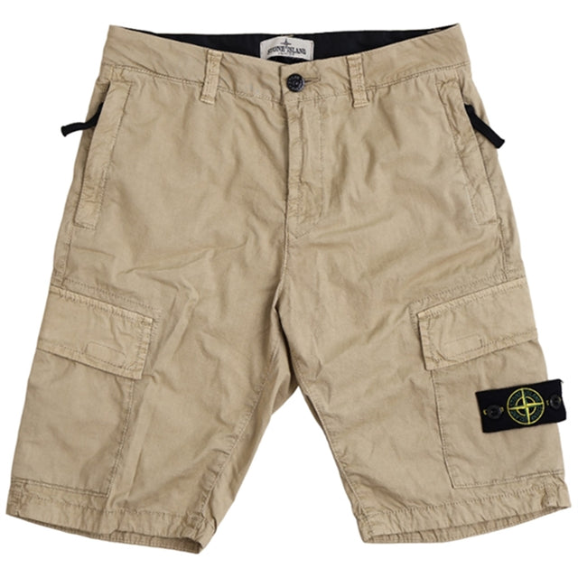 Stone Island Junior Bermuda Shorts Beige