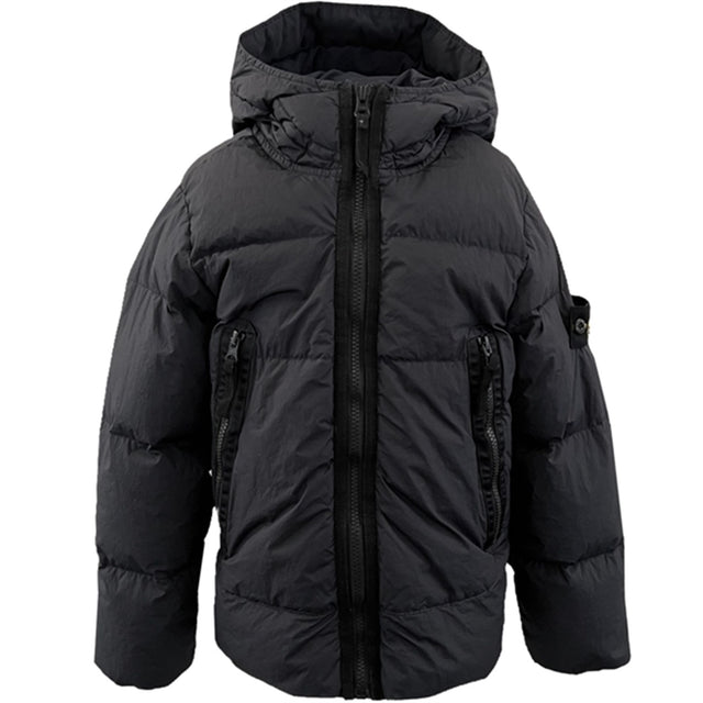 Stone Island Dun Jakke Charcoal