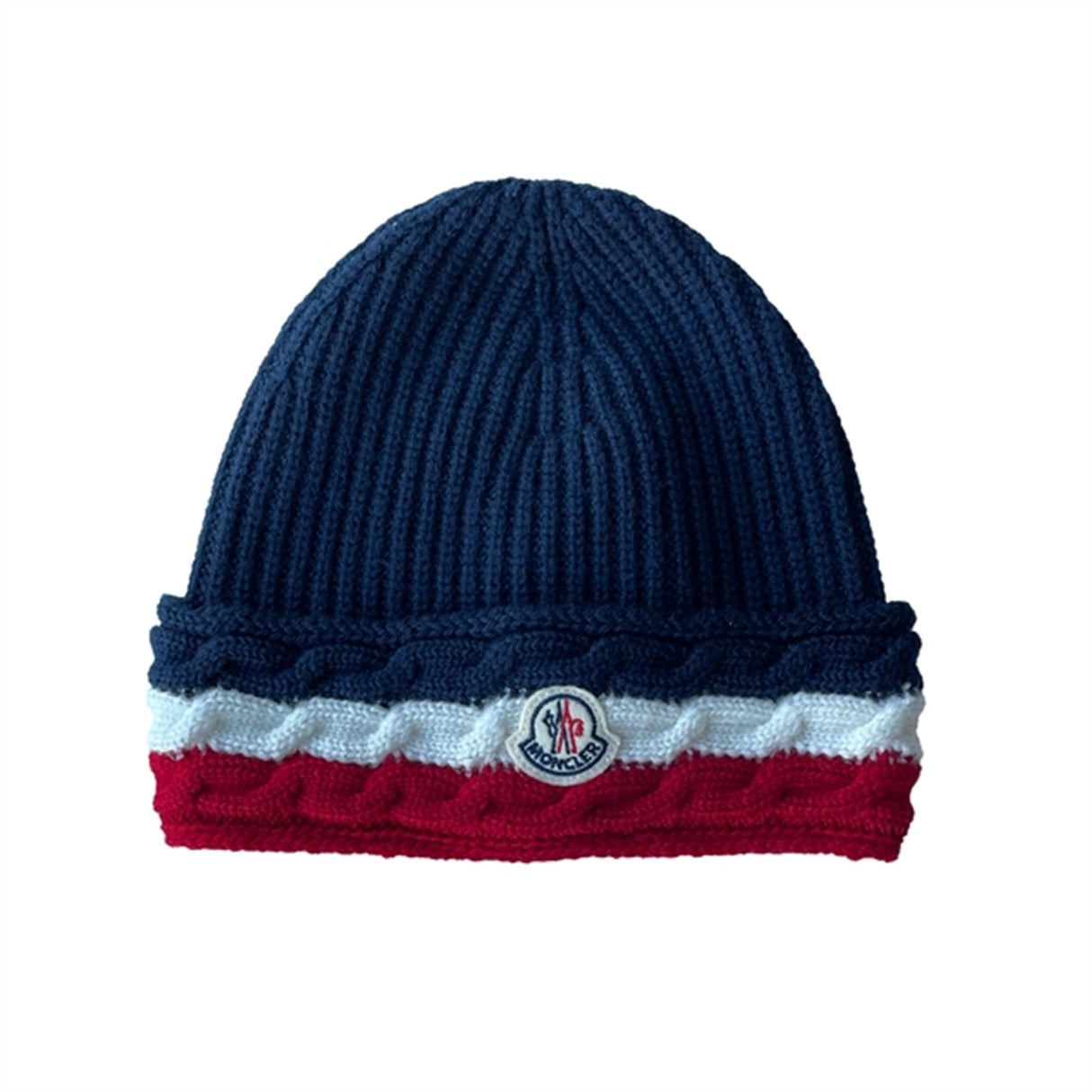 Moncler Berretto Tricot Hue Navy