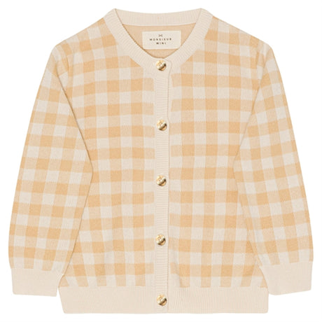 Monsieur Mini Gingham Cardigan