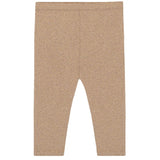 Monsieur Mini Pointelle Croissant Leggings Beige Melange