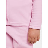 Didriksons Orchid Pink Monte Kids Fleece Cardigan