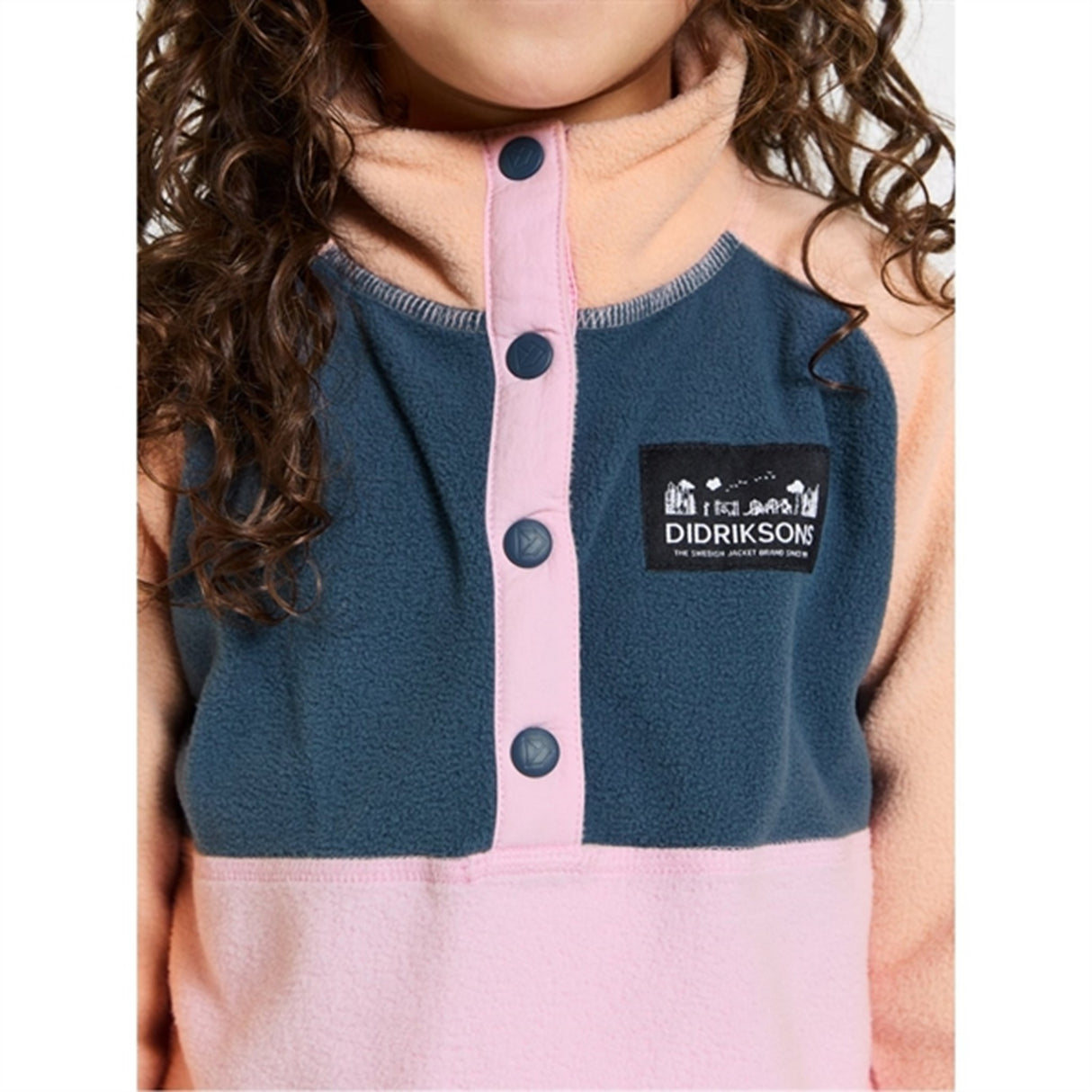 Didriksons Orchid Pink Monte Kids Fleece Jakke 4