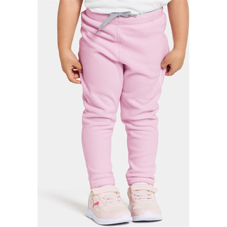 Didriksons Orchid Pink Monte Kids Fleece Bukser 2