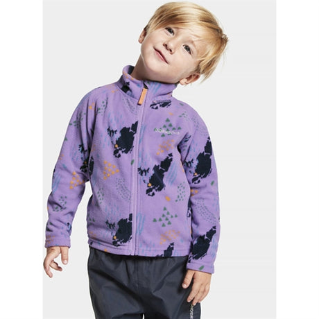 Didriksons Monte Grundsund Purple Fleecejakke