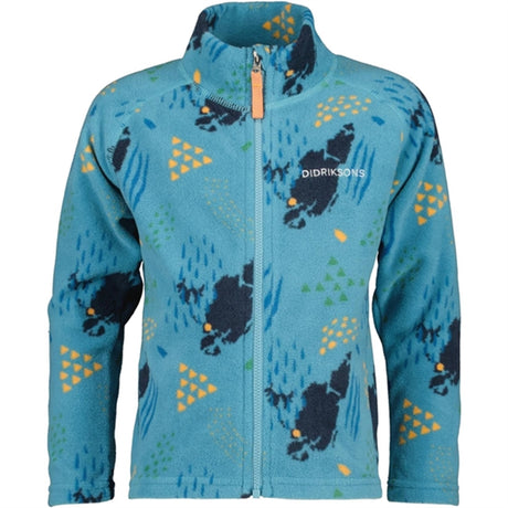 Didriksons Monte Grundsund Blue Fleecejakke