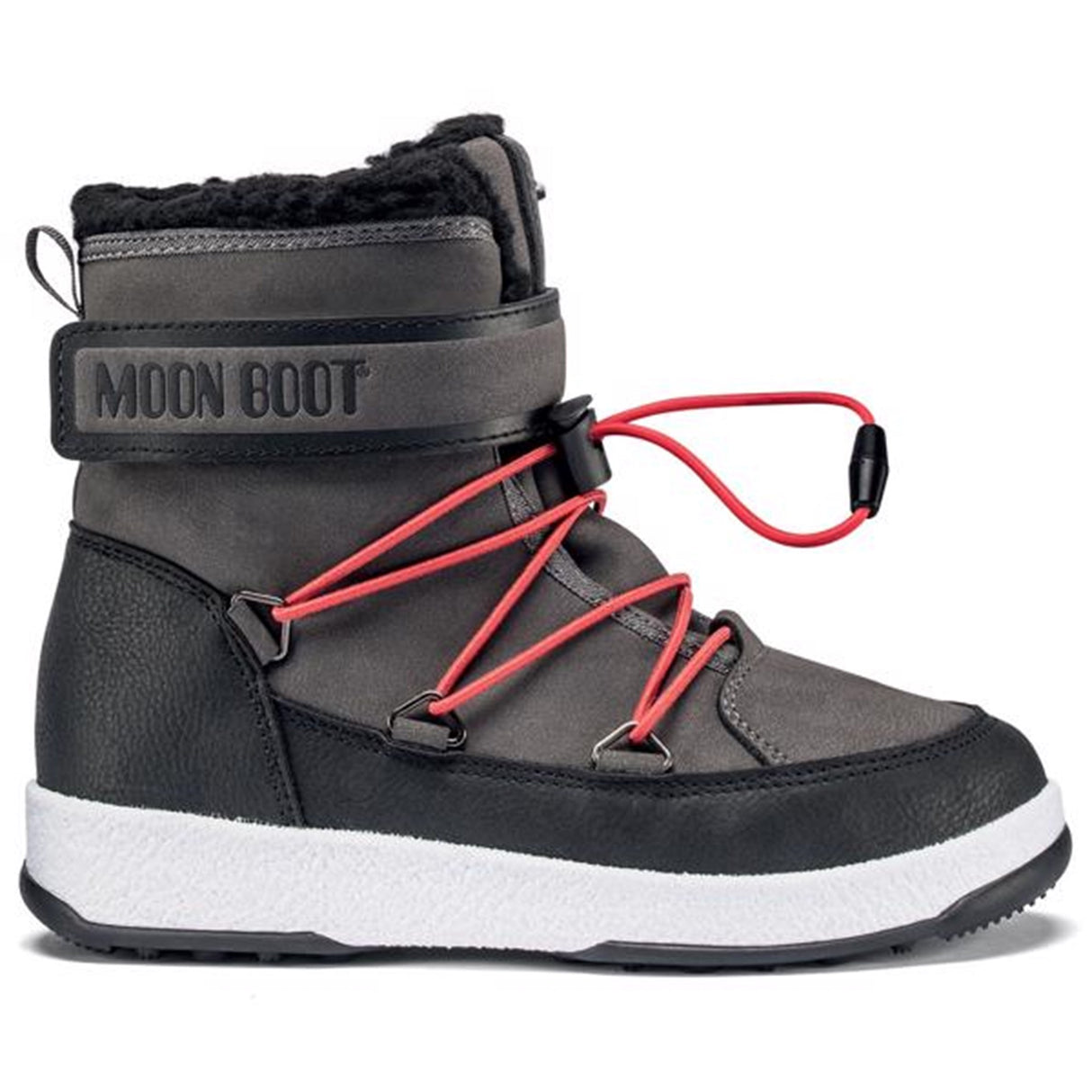 Moon Boot We Jr WP Black/Castlerock