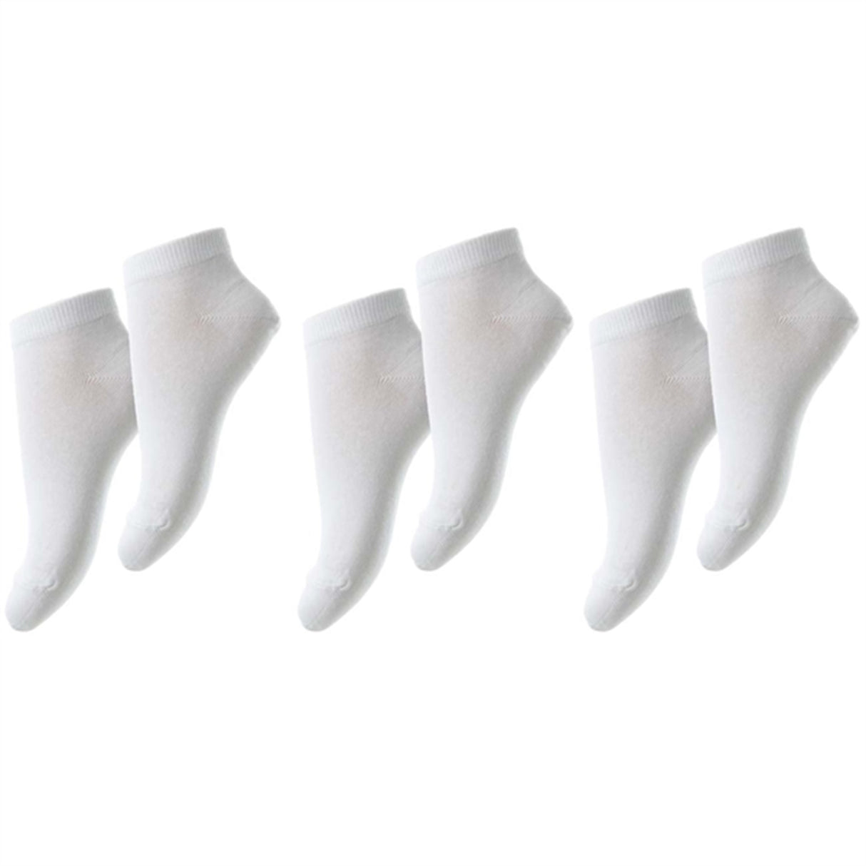 MP 99012 Plain Cotton Footie White 3-Pak