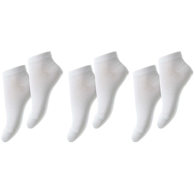 MP 99012 Plain Cotton Footie White 3-Pak