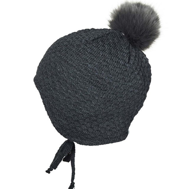 MP Chunky Oslo Baby Hat Dark Grey Melange