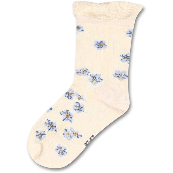 minipop® Forget Me Not Bambus Strømper Motif