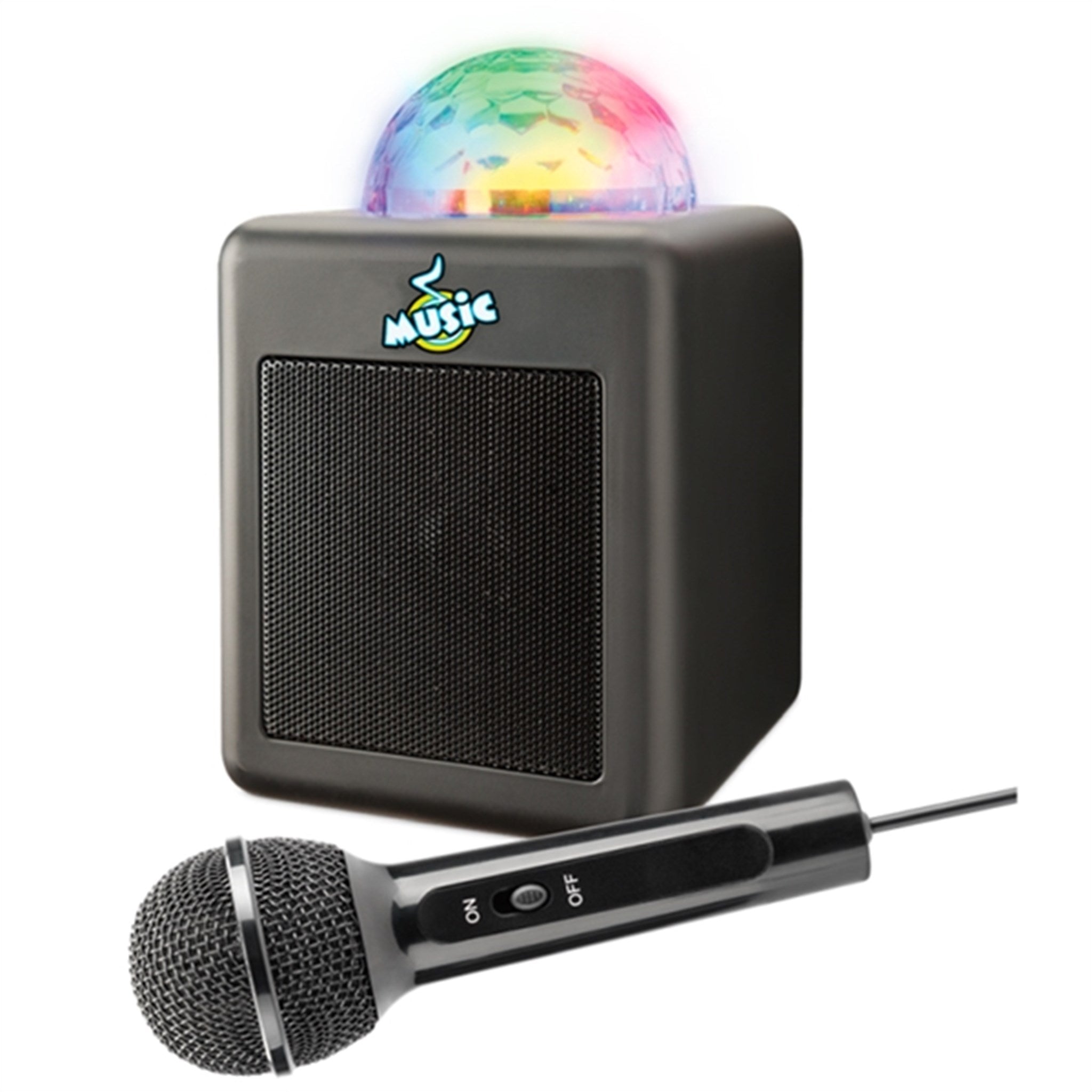 Music Bluetooth Karaoke Disco Højttaler med Mikrofon