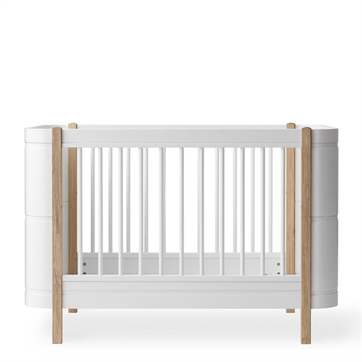 Oliver Furniture Wood Mini+ Tremmeseng inkl. Junior Kit Hvid/Eg