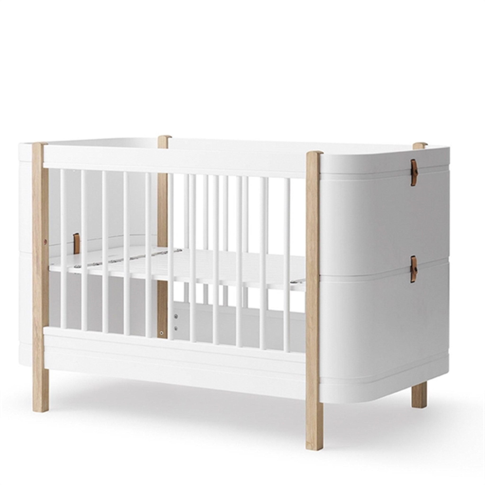 Oliver Furniture Wood Mini+ Tremmeseng inkl. Junior Kit Hvid/Eg 7