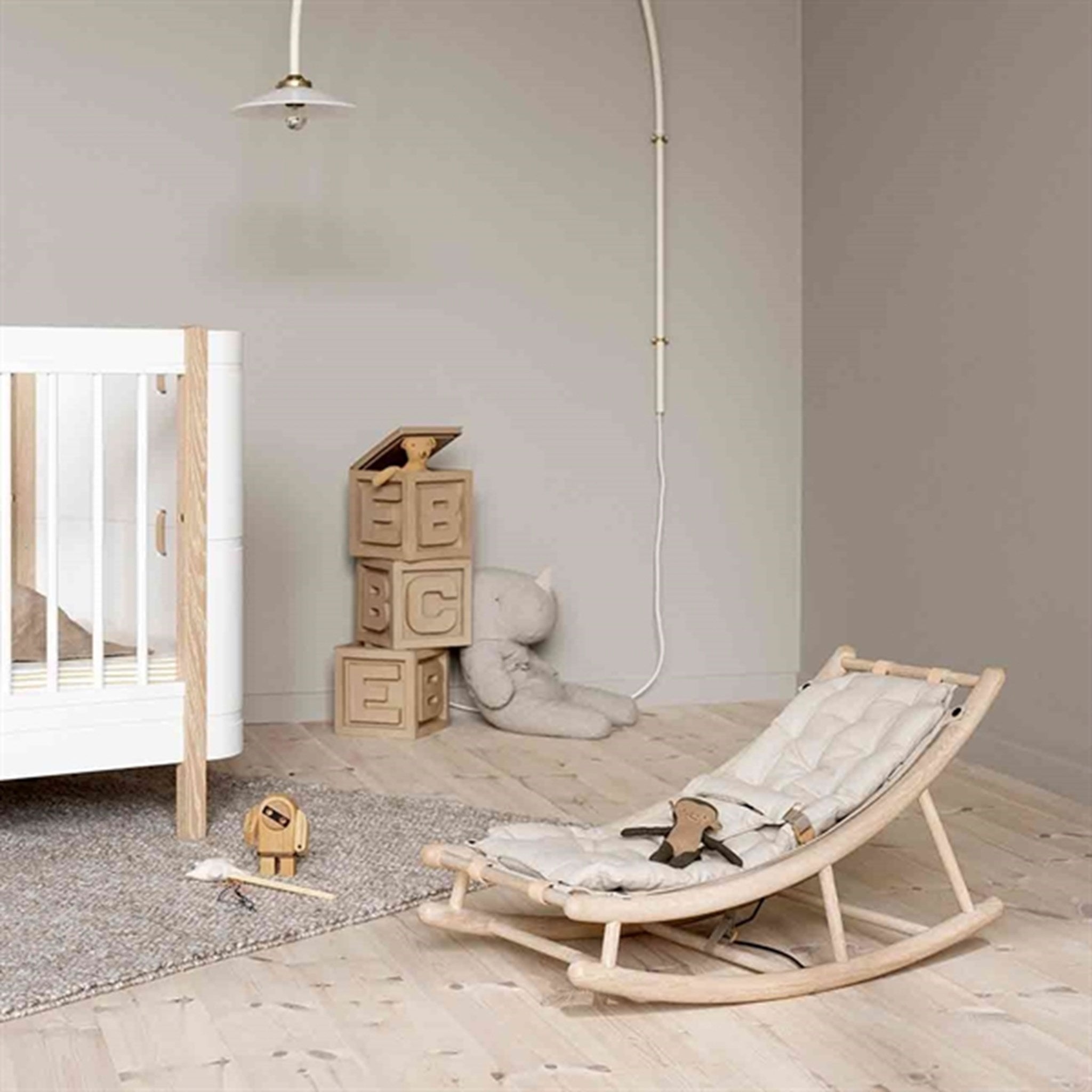 Oliver Furniture Wood Baby & Junior Vippestol Eg/Natur 2