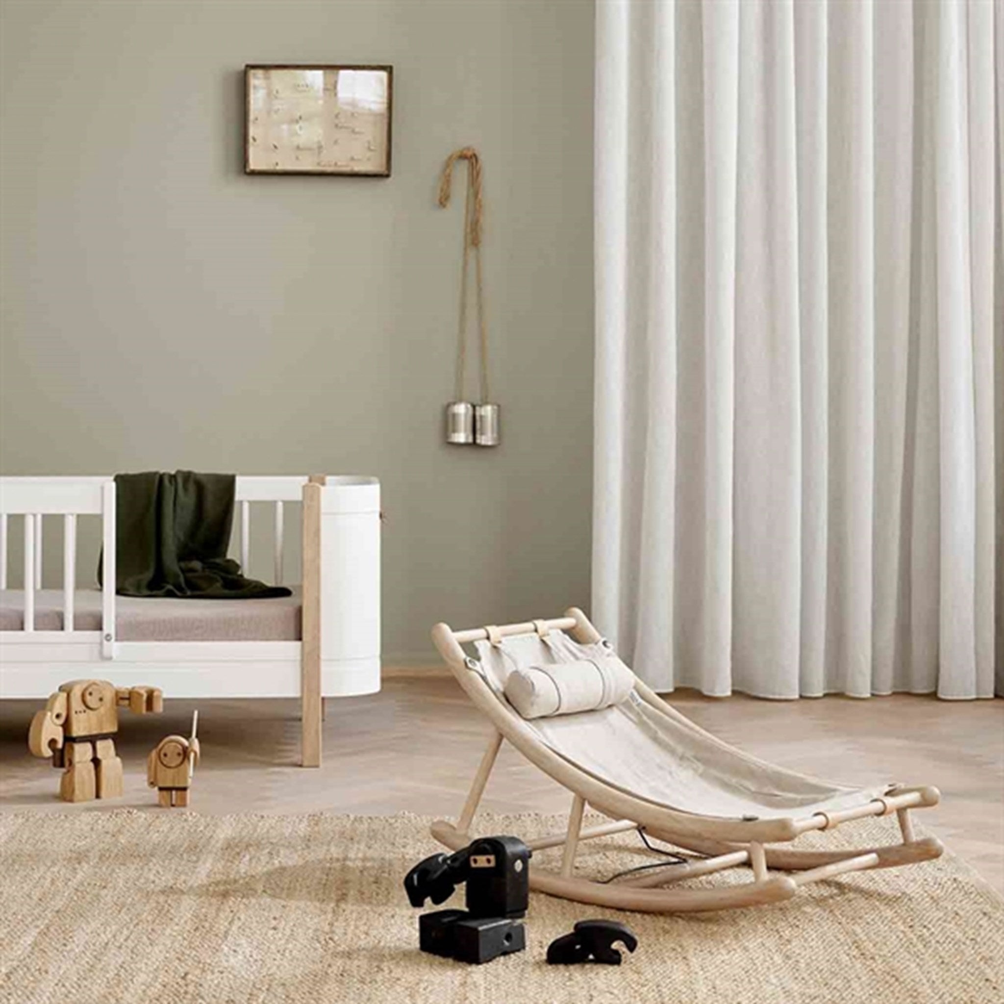 Oliver Furniture Wood Baby & Junior Vippestol Eg/Natur 3
