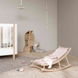 Oliver Furniture Wood Baby & Junior Vippestol Eg/Rosa