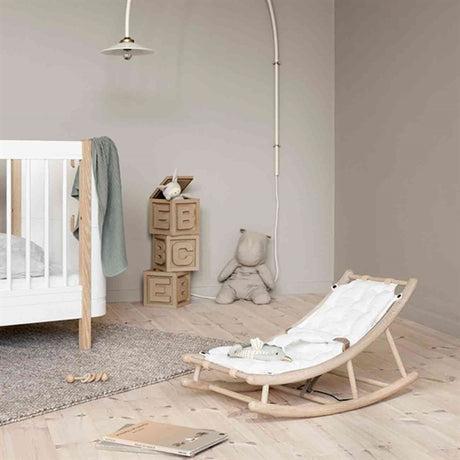 Oliver Furniture Wood Baby & Junior Vippestol Eg/Hvid