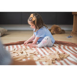 Play&Go 2-i-1 Legetæppe Stripes Brown 8