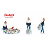 Play&Go 2-i-1 Legetæppe Stripes Green 4