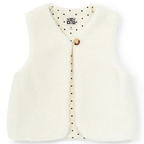 BONTON Cream Betibb Fleece Vest