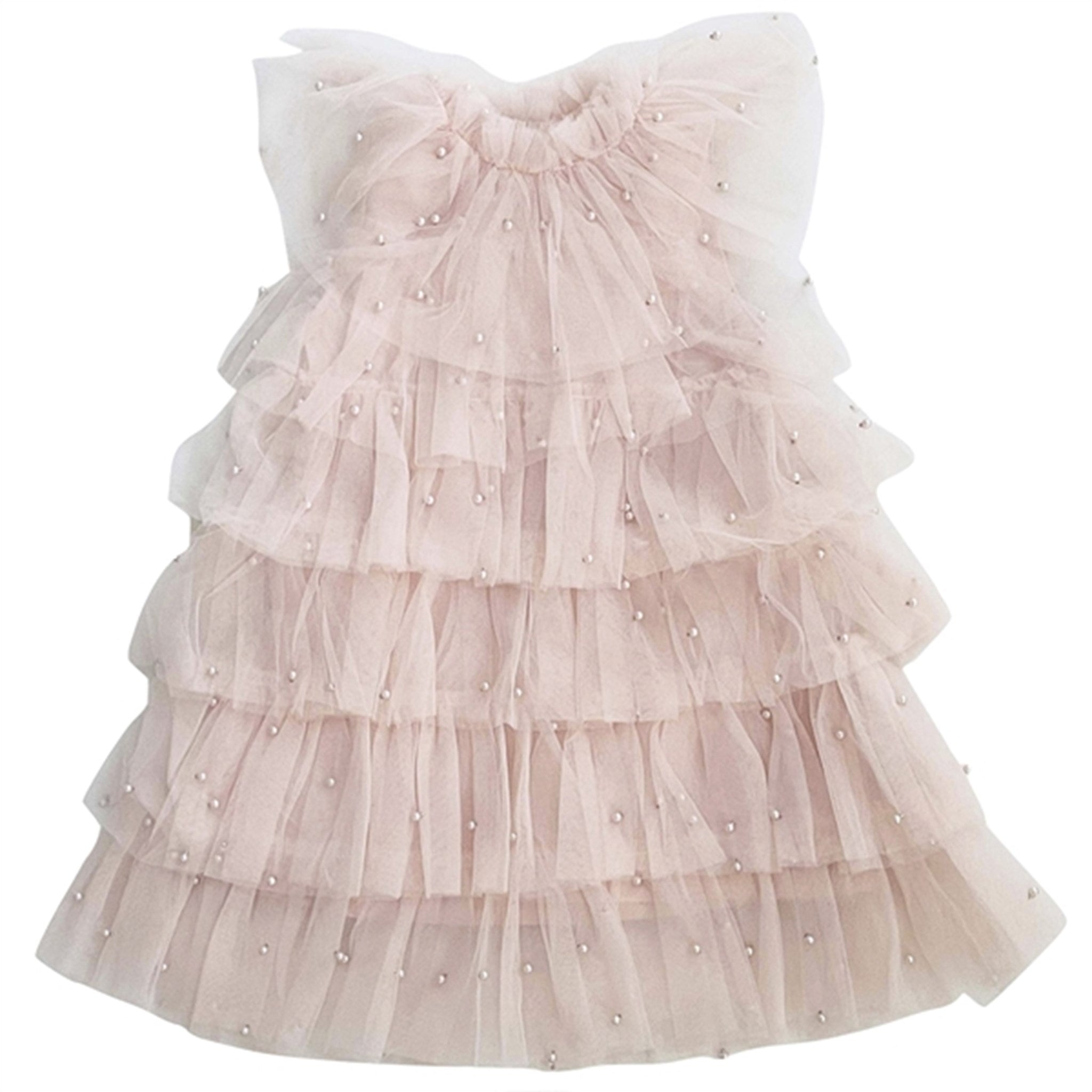 Dolly by Le Petit Tom Pearl Tutully Tiered Tulle Tuttu Kjole Pink