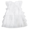 Dolly by Le Petit Tom Pearl Tutully Tiered Tulle Tuttu Kjole White