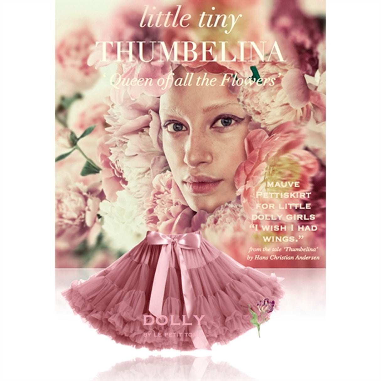 Dolly By Le Petit Tom Pettitskirt Thumbelina Nederdel Mauve