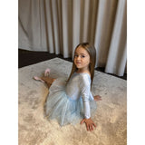 Sofie Schnoor x Luksusbaby Frost Blue Gymnastikdragt