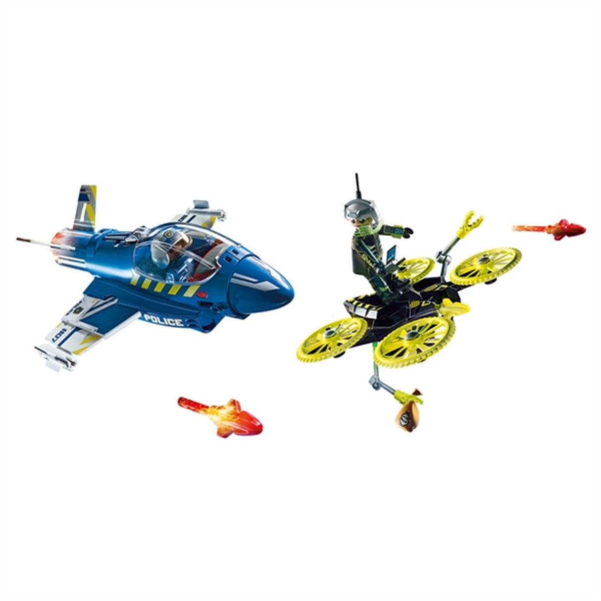 Playmobil® City Action - Politi-Jet: Dronejagt