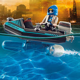 Playmobil® City Action - Politi-Jetpack: Anholdelse af Kunsttyven