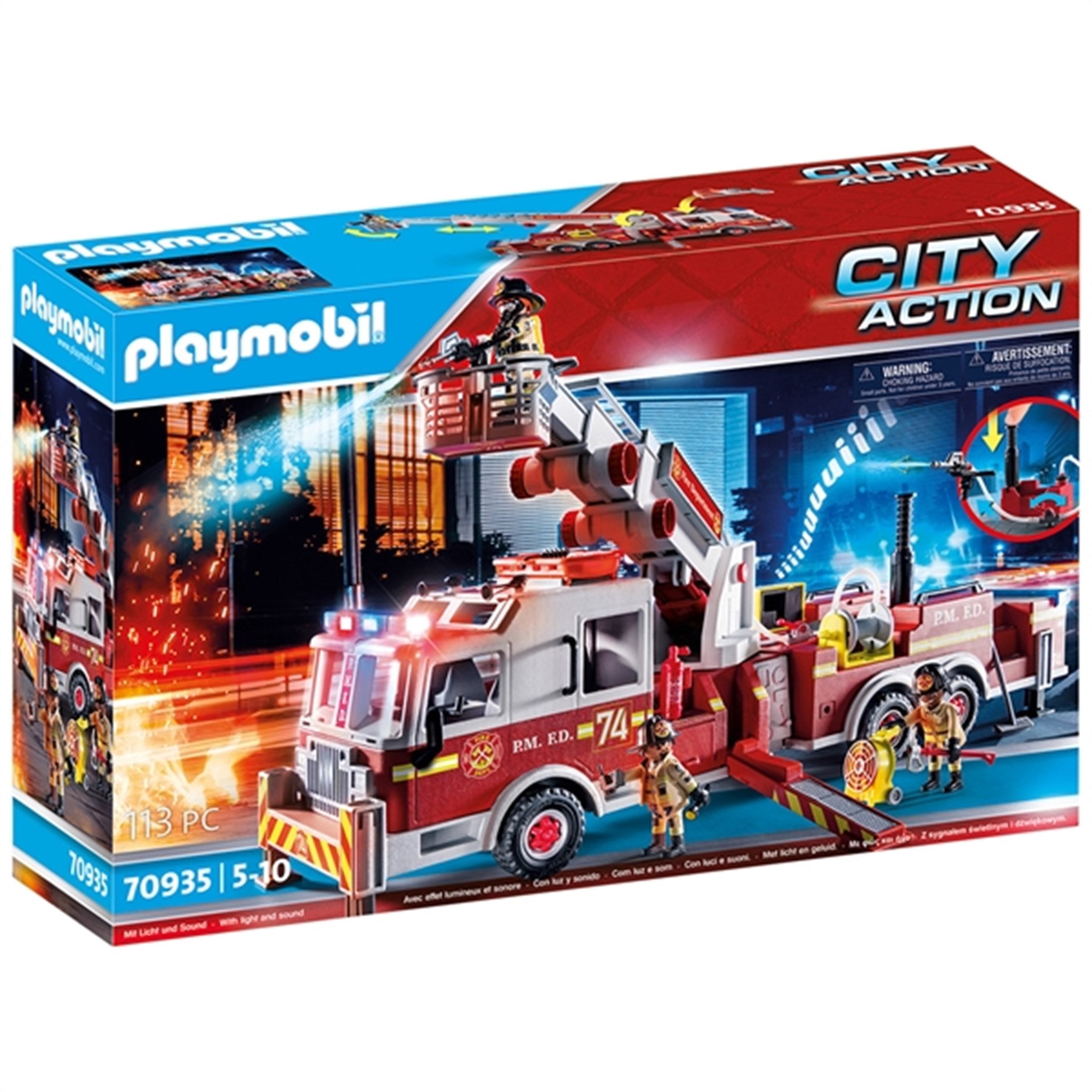 Playmobil® City Action - Brandbil: US Tower Stige